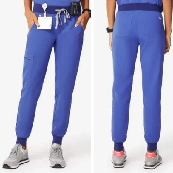 FIGS Zamora Jogger Scrub Pants in Limited Edition Denim Blue (PO# 1660), S/P - Picture 2 of 10